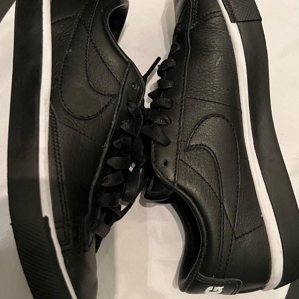 Nike and Comme des garçon collab black blazer low top sneaker